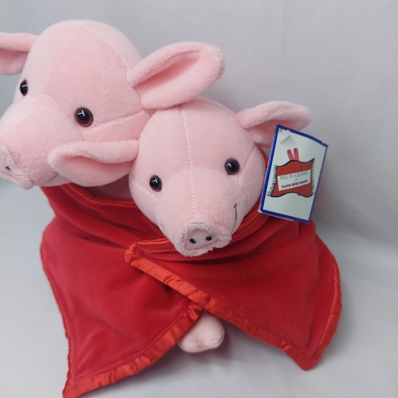 Pigs In A Blanket Plush Toy Platte River Trading 9.5" T NWT - Picture 3 of 11